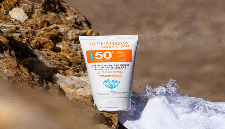 sun cream with SPF 50